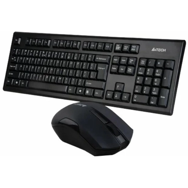 Клавиатура + мышь A4Tech Клавиатура + Мышь A4Tech 3000N Black