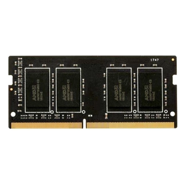 ОЗУ AMD R748G2606S2S R748G2606S2S-UO (SO-DIMM, DDR4, 8 Гб, 2666 МГц)