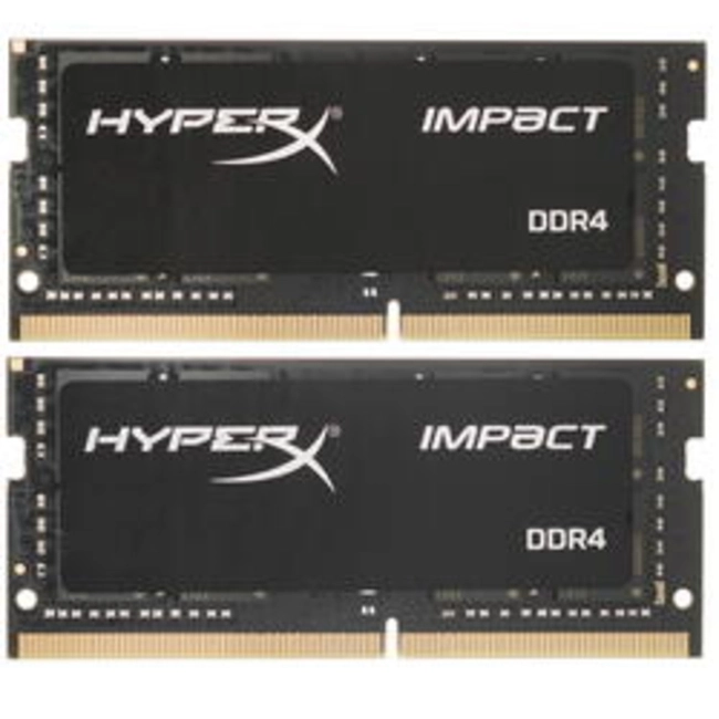 ОЗУ Kingston HyperX Impact HX432S20IBK2/64 (SO-DIMM, DDR4, 64 Гб (2 х 32 Гб), 3200 МГц)