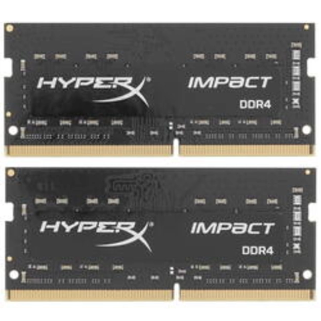 ОЗУ Kingston HyperX Impact HX429S17IB2K2/32 (SO-DIMM, DDR4, 32 Гб (2 х 16 Гб), 2933 МГц)