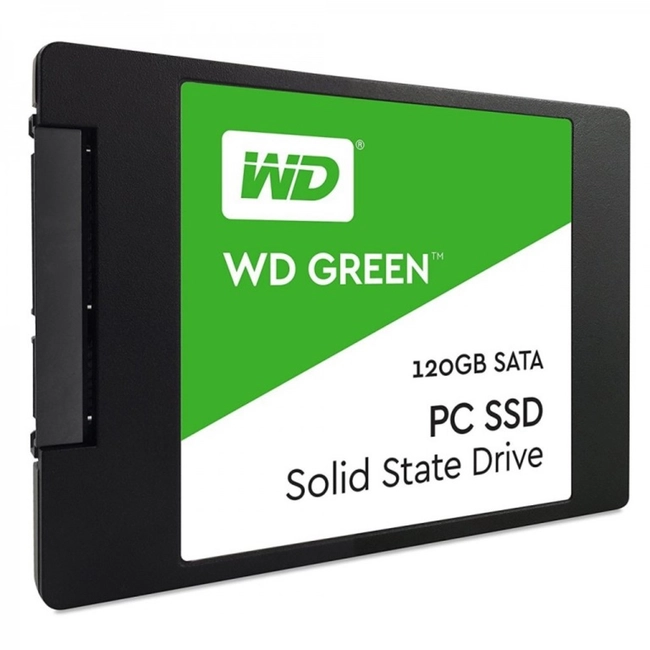 Внутренний жесткий диск Western Digital WDS120G2G0A (SSD (твердотельные), 120 ГБ, 2.5 дюйма, SATA)