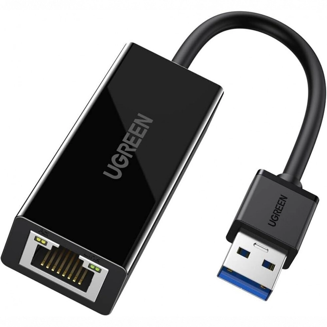 Кабель интерфейсный UGREEN CR111 20256 (USB Type A - Ethernet (RJ45) (LAN))