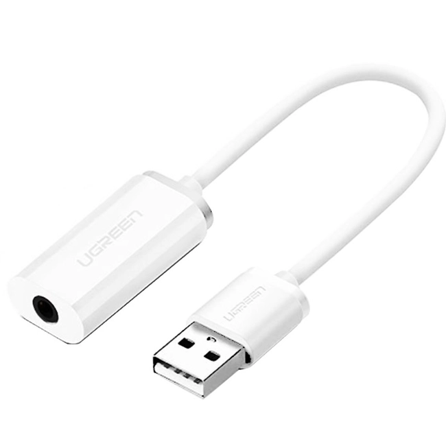 Кабель интерфейсный UGREEN US206 30712 (MINI JACK 3.5 (input) - USB Type A)
