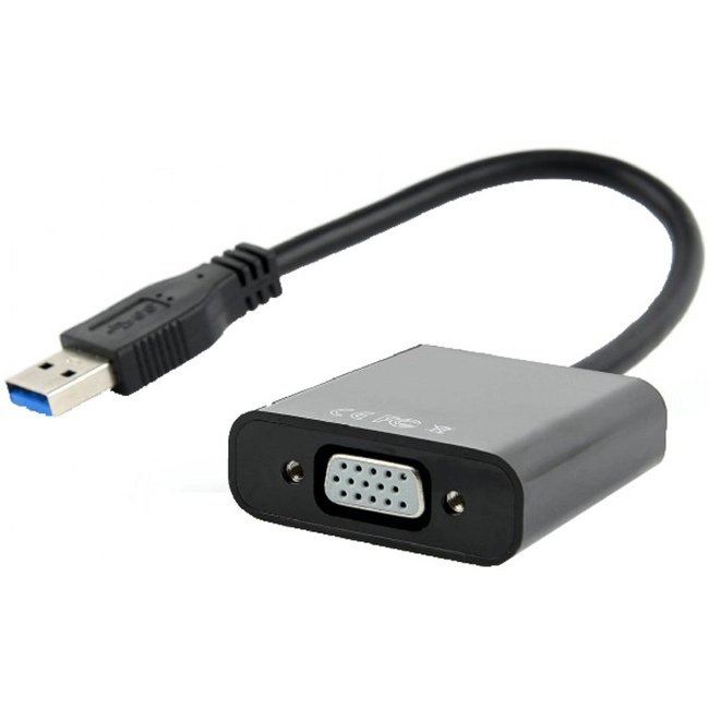 Кабель интерфейсный Cablexpert AB-U3M-VGAF-01 (USB Type A - D-SUB (VGA))