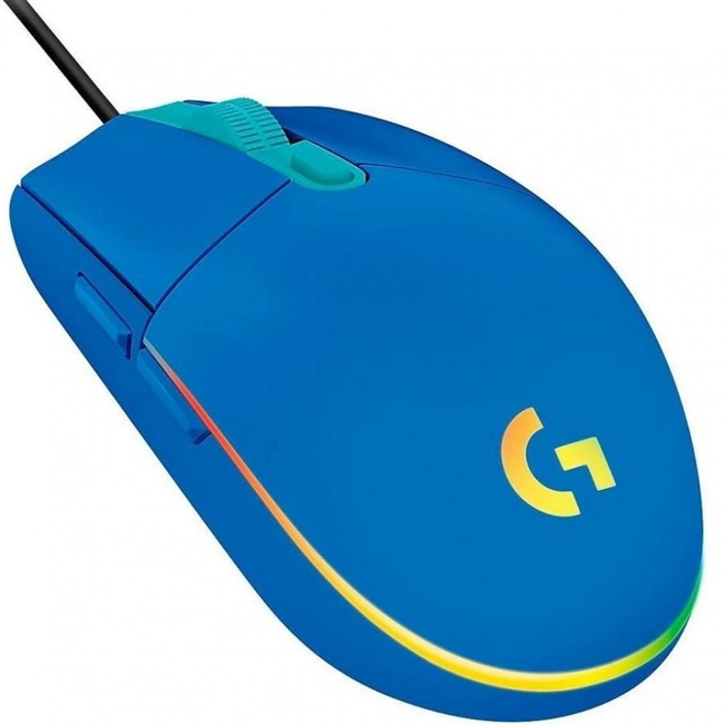 Мышь Logitech G102 BLUE 910-005801 (Игровая, Проводная)