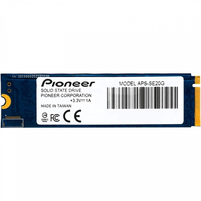 Внутренний жесткий диск Pioneer 512 ГБ APS-SE20G-512 (SSD (твердотельные), 512 ГБ, M.2, NVMe)