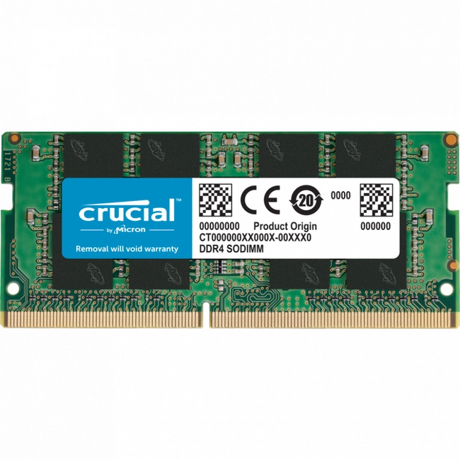 ОЗУ Crucial 8 ГБ CT8G4SFRA32A (SO-DIMM, DDR4, 8 Гб, 3200 МГц)