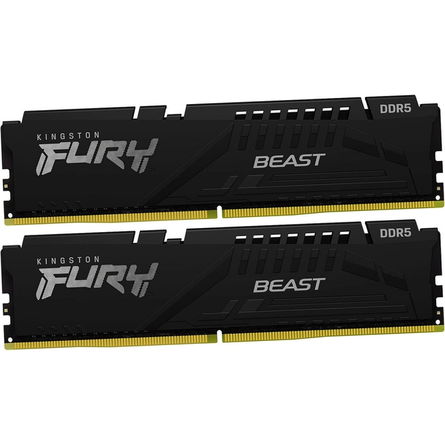ОЗУ Kingston Fury Beast KF552C40BBK2-16 (DIMM, DDR5, 16 Гб (2 х 8 Гб), 5200 МГц)