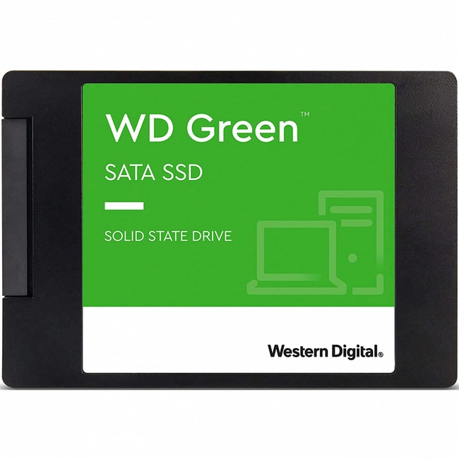 Внутренний жесткий диск Western Digital GREEN WDS480G3G0A (SSD (твердотельные), 480 ГБ, 2.5 дюйма, SATA)