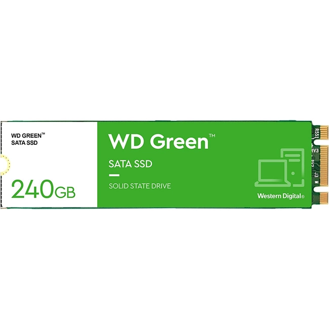 Внутренний жесткий диск Western Digital GREEN WDS240G3G0B (SSD (твердотельные), 240 ГБ, M.2, NVMe)
