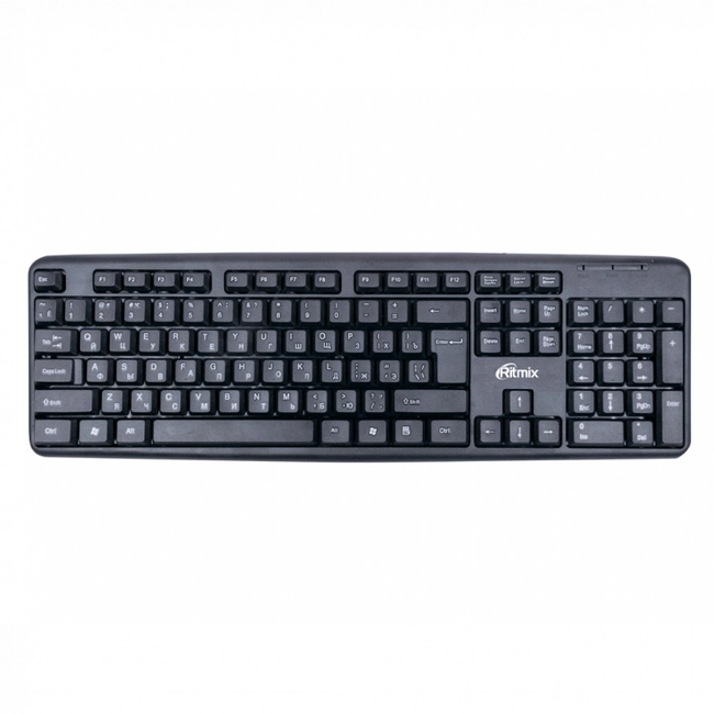 Клавиатура Ritmix RKB-103 черный 15117497 (Проводная, USB)