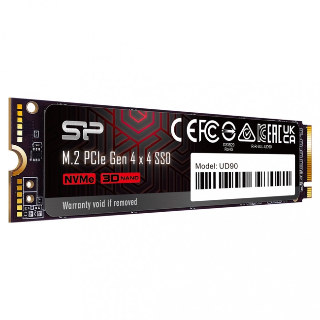Внутренний жесткий диск Silicon Power UD80 SP250GBP34UD8005 (SSD (твердотельные), 250 ГБ, M.2, PCIe)