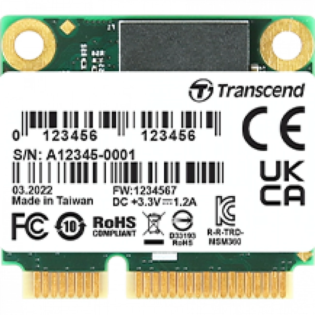 Внутренний жесткий диск Transcend MSM362M TS16GMSM362M (SSD (твердотельные), 16 ГБ, mSATA, SATA)