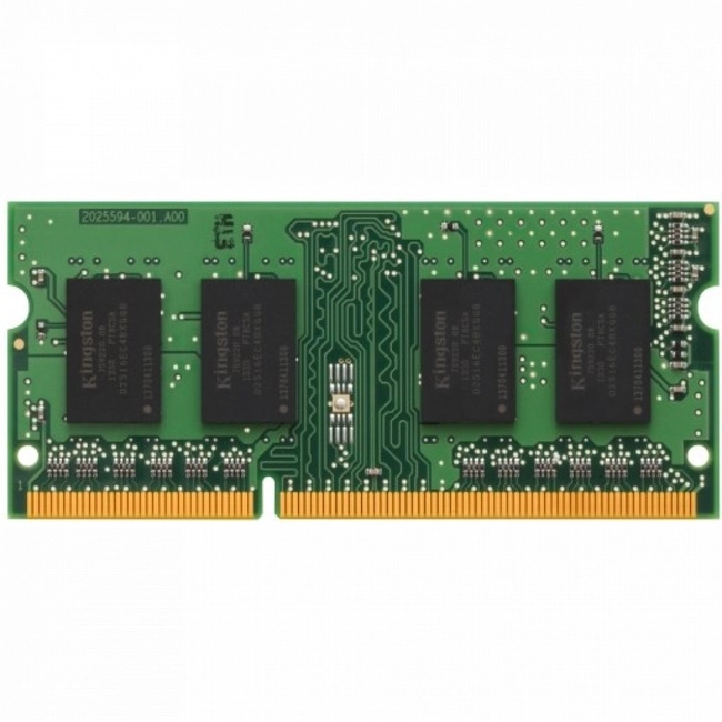 ОЗУ Kingston VALUERAM KVR16S11S8/4WP (SO-DIMM, DDR3, 4 Гб, 1600 МГц)