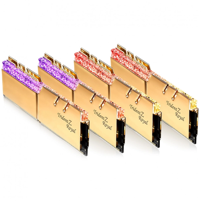 ОЗУ G.Skill TridentZ Royal 128GB F4-3600C18Q-128GTRG (DIMM, DDR4, 128 Гб (4 х 32 Гб), 3600 МГц)