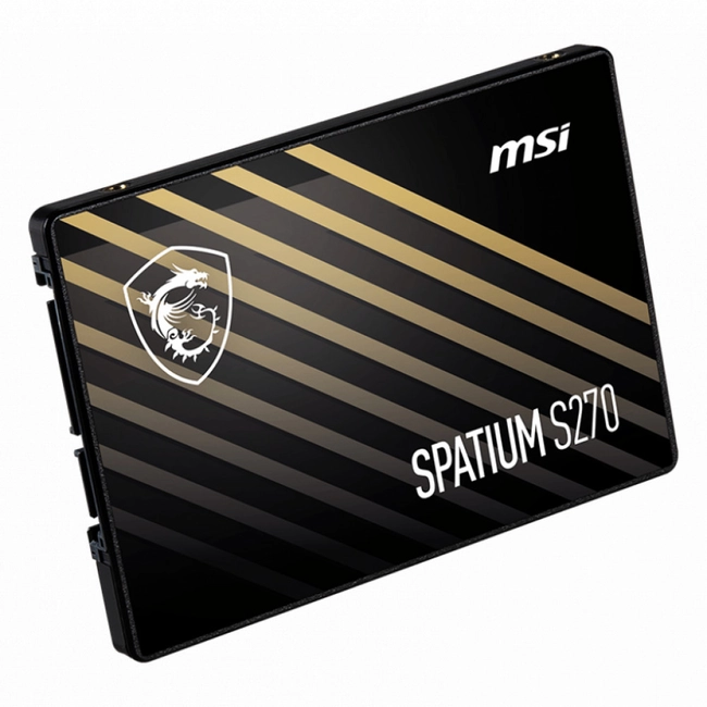 Внутренний жесткий диск MSI SPATIUM S270 SATA 2.5" 120GB (SSD (твердотельные), 120 ГБ, 2.5 дюйма, SATA)
