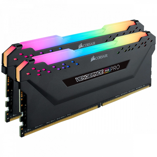 ОЗУ Corsair Vengeance RGB PRO CMW16GX4M2D3600C18 (DIMM, DDR4, 16 Гб (2 х 8 Гб), 3600 МГц)