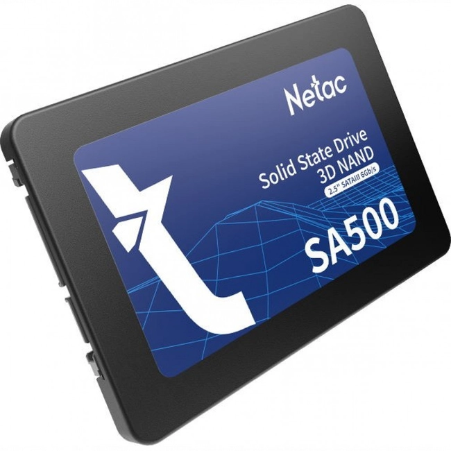 Внутренний жесткий диск Netac SA500 NT01SA500-120G-S3X (SSD (твердотельные), 120 ГБ, 2.5 дюйма, SATA)