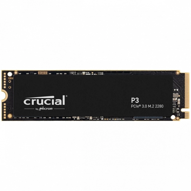Внутренний жесткий диск Crucial SSD P3 CT500P3SSD8 (SSD (твердотельные), 500 ГБ, M.2, PCIe)