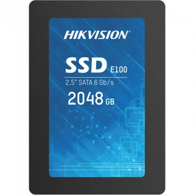 Внутренний жесткий диск Hikvision E100 HS-SSD-E100/2048G (SSD (твердотельные), 2 ТБ, 2.5 дюйма, SATA)