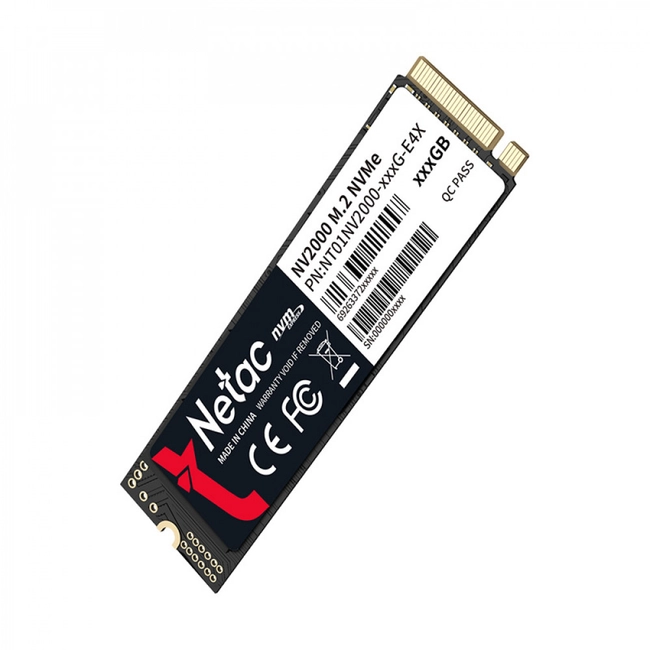 Внутренний жесткий диск Netac NV2000 Series NT01NV2000-1T0-E4X (SSD (твердотельные), 1 ТБ, M.2, PCIe)