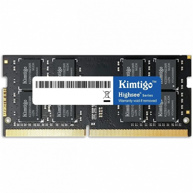ОЗУ Kimtigo SO-DIMM KMKS 3200 16GB (SO-DIMM, DDR4, 16 Гб, 3200 МГц)