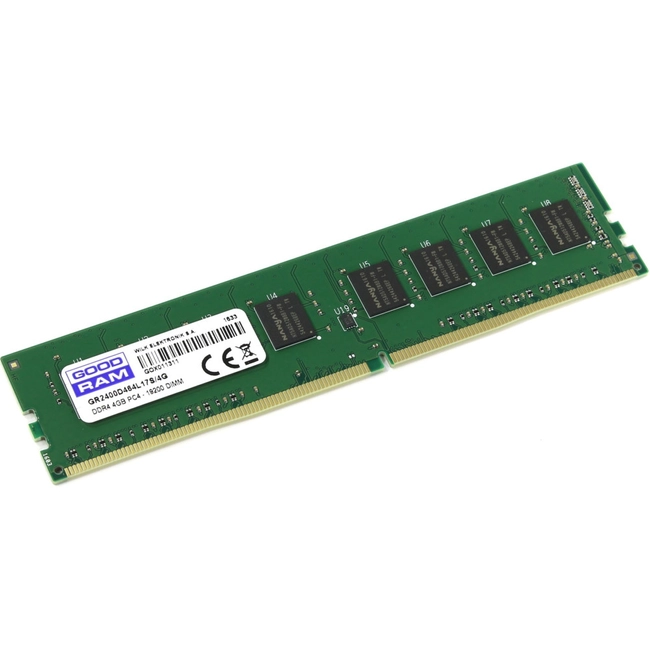 ОЗУ GoodRam DIMM DDR-4 4GB GR2400D464L17S/4G (DIMM, DDR4, 4 Гб, 2400 МГц)