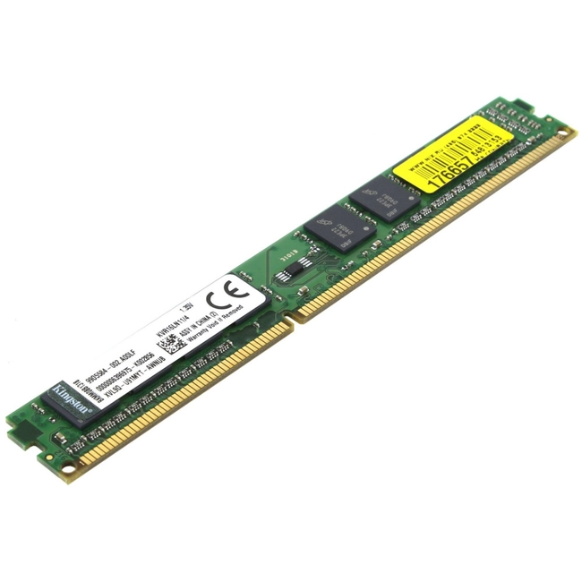 ОЗУ Kingston DDR3L 4GB (PC3-12800) 1600MHz KVR16LN11/4 (DIMM, DDR3, 4 Гб, 1600 МГц)