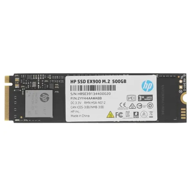 Внутренний жесткий диск HP EX900 2YY44AA#ABB (SSD (твердотельные), 500 ГБ, M.2, NVMe)