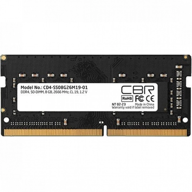 ОЗУ CBR CD4-SS08G26M19-01 (SO-DIMM, DDR4, 8 Гб, 2666 МГц)
