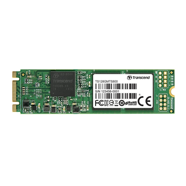 Внутренний жесткий диск Transcend MTS800 TS128GMTS800S (SSD (твердотельные), 128 ГБ, M.2, SATA)