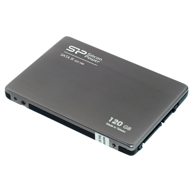 Внутренний жесткий диск Silicon Power V60 SP120GBSS3V60S25 (SSD (твердотельные), 120 ГБ, 2.5 дюйма, SATA)