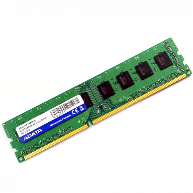 ОЗУ ADATA AD3U1333W8G9-B (DIMM, DDR3, 8 Гб, 1333 МГц)