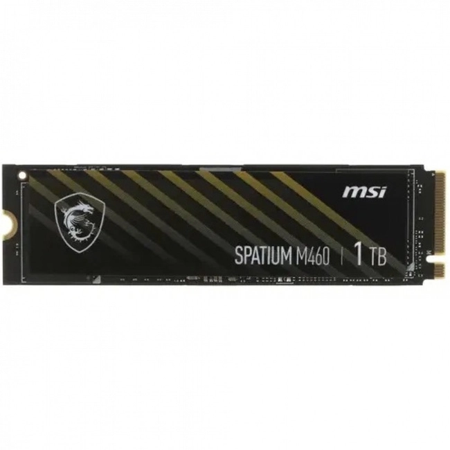 Внутренний жесткий диск MSI SPATIUM M460 PCIe 4.0 NVMe M.2 1TB (SSD (твердотельные), 1 ТБ, M.2, NVMe)