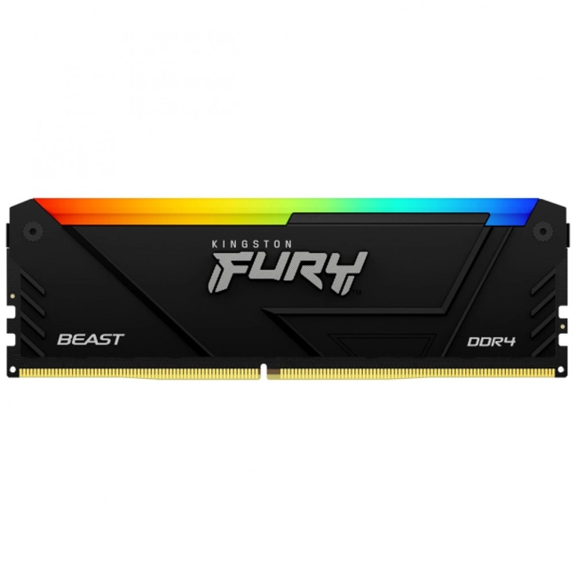 ОЗУ Kingston FURY Beast RGB KF426C16BB12A/16 (DIMM, DDR4, 16 Гб, 2666 МГц)