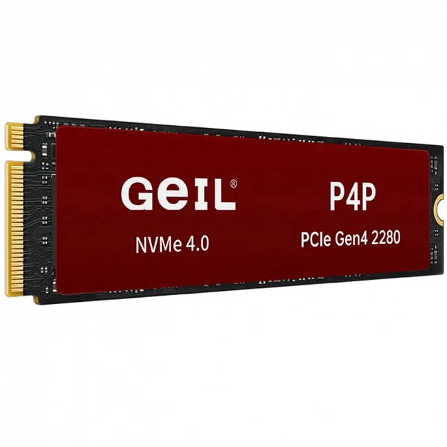 Внутренний жесткий диск Geil P4P P4PDC23C512A (SSD (твердотельные), 512 ГБ, M.2, PCIe)
