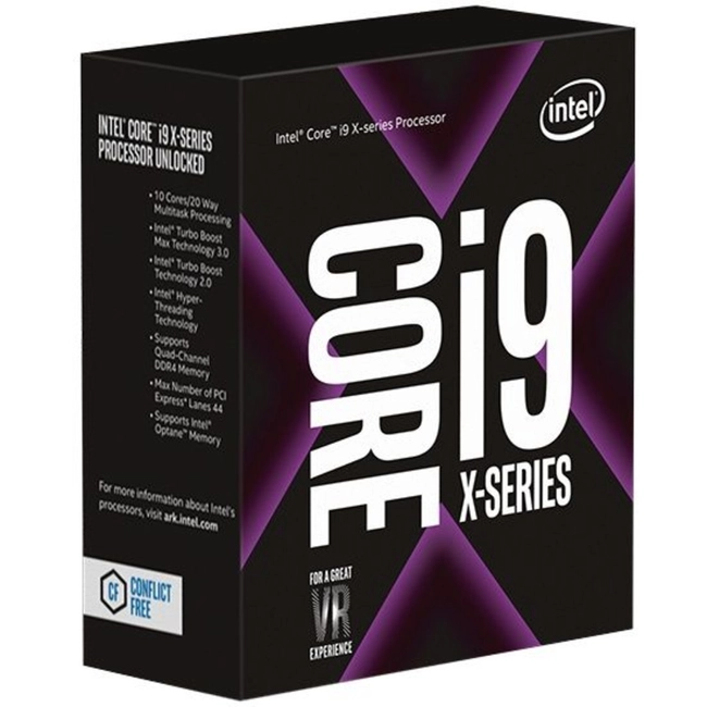 Процессор Intel Core i9-7900X Box BX80673I97900XSR3L2 (10, 3.3 ГГц, 13.75 МБ, BOX)