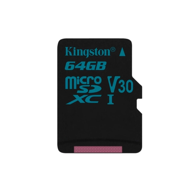 Флеш (Flash) карты Kingston 64GB microSDXC Canvas Go 90R/45W U3 UHS-I V30 Card No Adapter SDCG2/64GBSP (64 ГБ)
