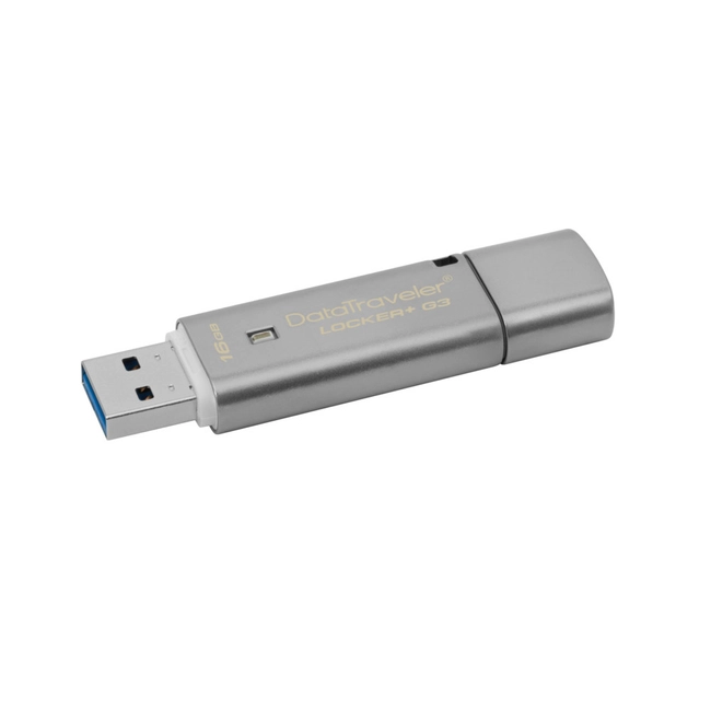 USB флешка (Flash) Kingston 16GB DataTraveler Locker+ G3 USB 3.1 Gen 1 DTLPG3/16GB (16 ГБ)