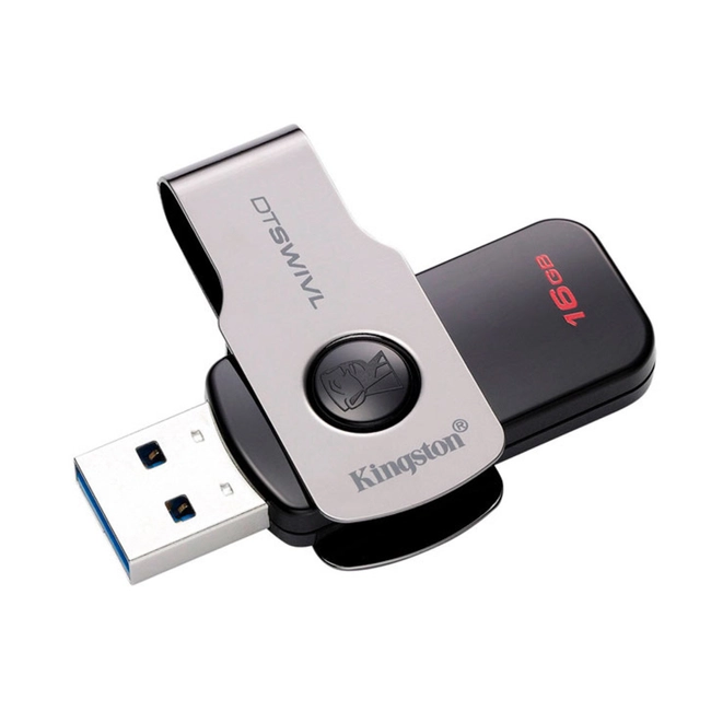 USB флешка (Flash) Kingston DTSWIVL 3.0 16GB DTSWIVL/16GB (16 ГБ)