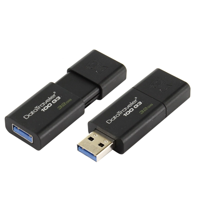 USB флешка (Flash) Kingston DT100G3 3.0 32GB Kingston DT100G3/32GB (32 ГБ)