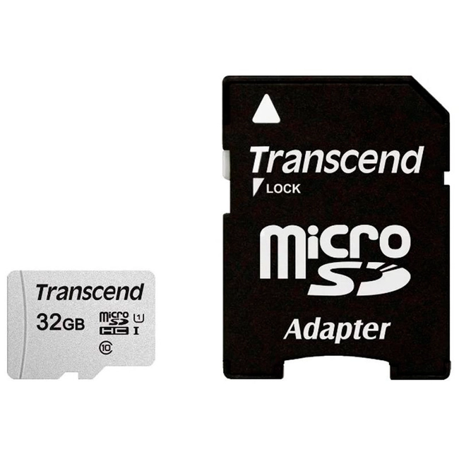 Флеш (Flash) карты Transcend TS32GUSD300S-A Н0000020076 (32 ГБ)