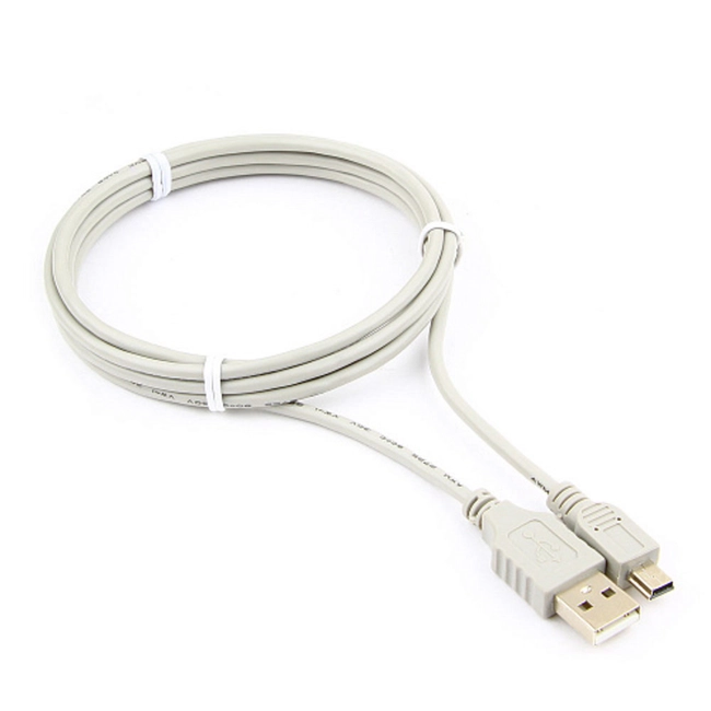 Кабель интерфейсный Gembird USB 2.0 AM/miniUSB 5P, 1.8м, пакет CC-USB2-AM5P-6 (USB Type A - USB Type B mini)