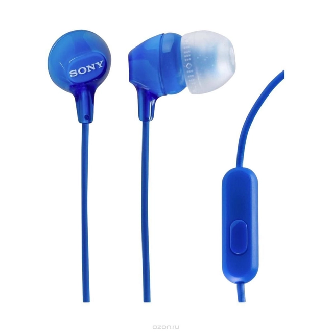 Наушники Sony MDR-EX15AP MDR-EX15AP (синий)