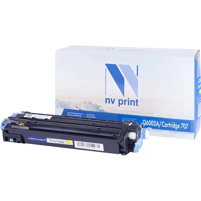 Лазерный картридж NV Print NV-Q6002A NV-707 Yellow NV-Q6002A/707Y