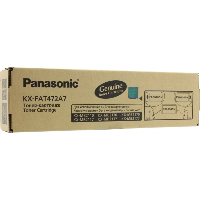 Картридж для плоттеров Panasonic KX-FAT472A7 черный