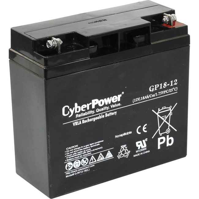 Сменные аккумуляторы АКБ для ИБП CyberPower 12V18Ah GP18-12 (12 В)