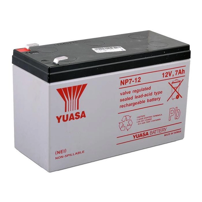 Сменные аккумуляторы АКБ для ИБП Yuasa NP 7-12 (12 В)