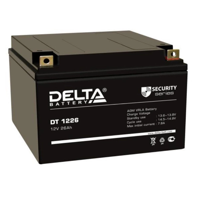 Сменные аккумуляторы АКБ для ИБП Delta Battery DT 1226 (12 В)