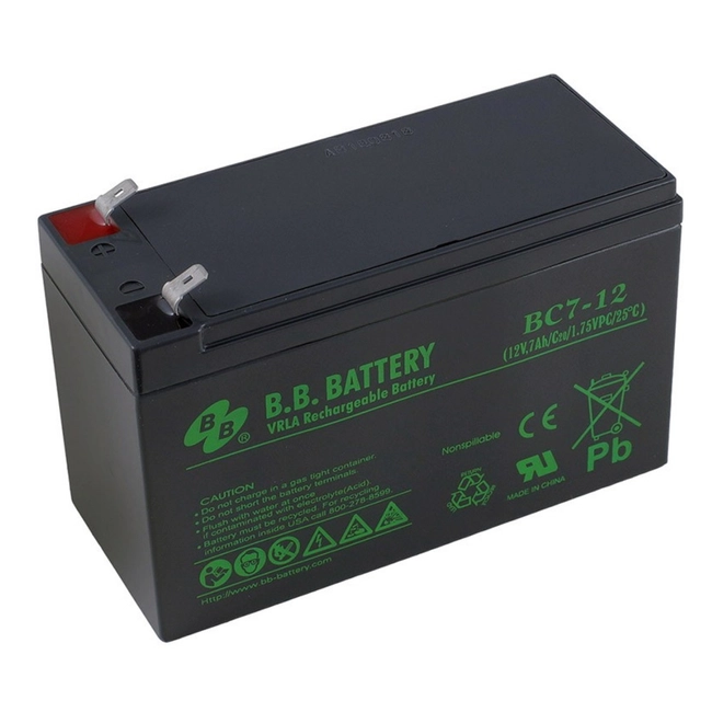 Сменные аккумуляторы АКБ для ИБП B.B. Battery Аккумуляторная батарея B.B. Battery BC 7,2-12 BC 7.2-12 (12 В)